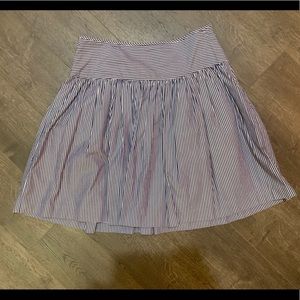 Gap Blue & white stripped Skirt